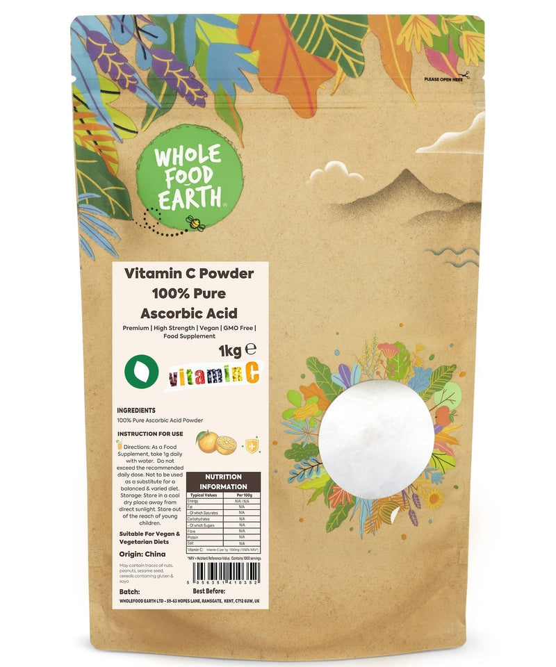 Vitamin C Powder (100% Pure Ascorbic Acid)
