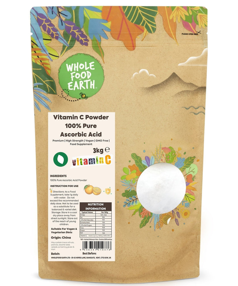 Vitamin C Powder (100% Pure Ascorbic Acid)