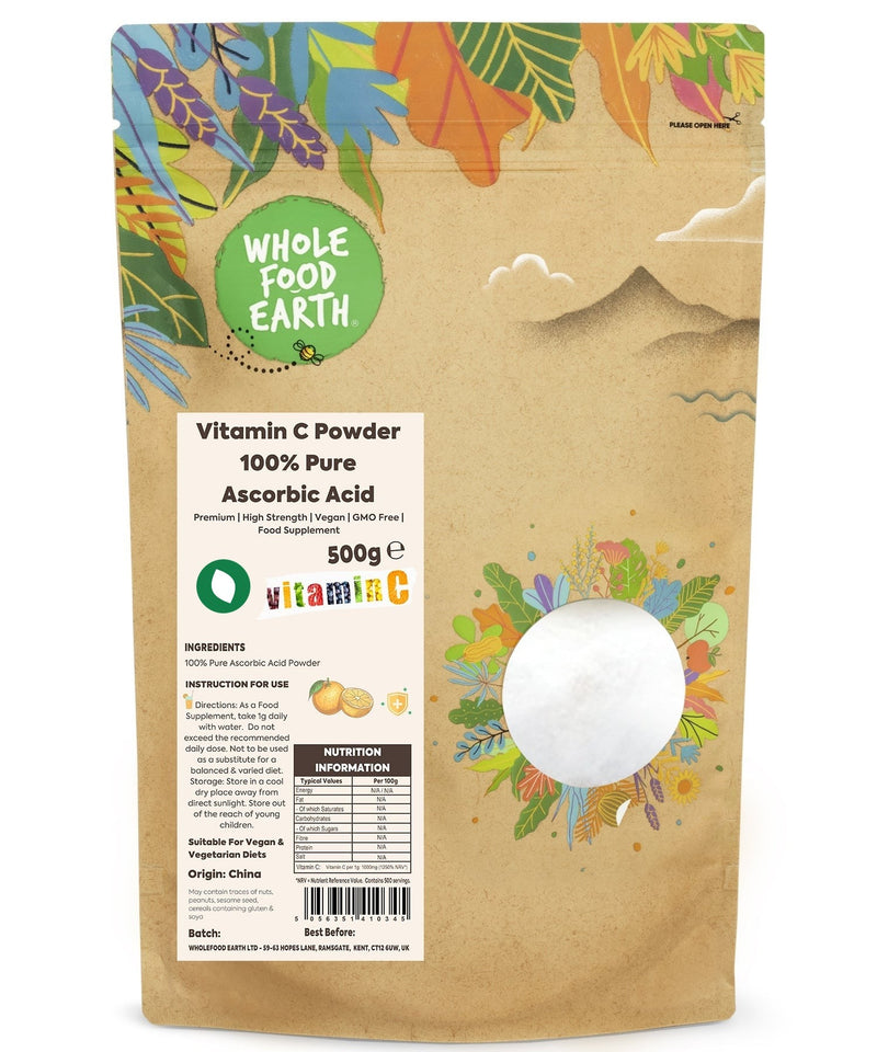 Vitamin C Powder (100% Pure Ascorbic Acid)