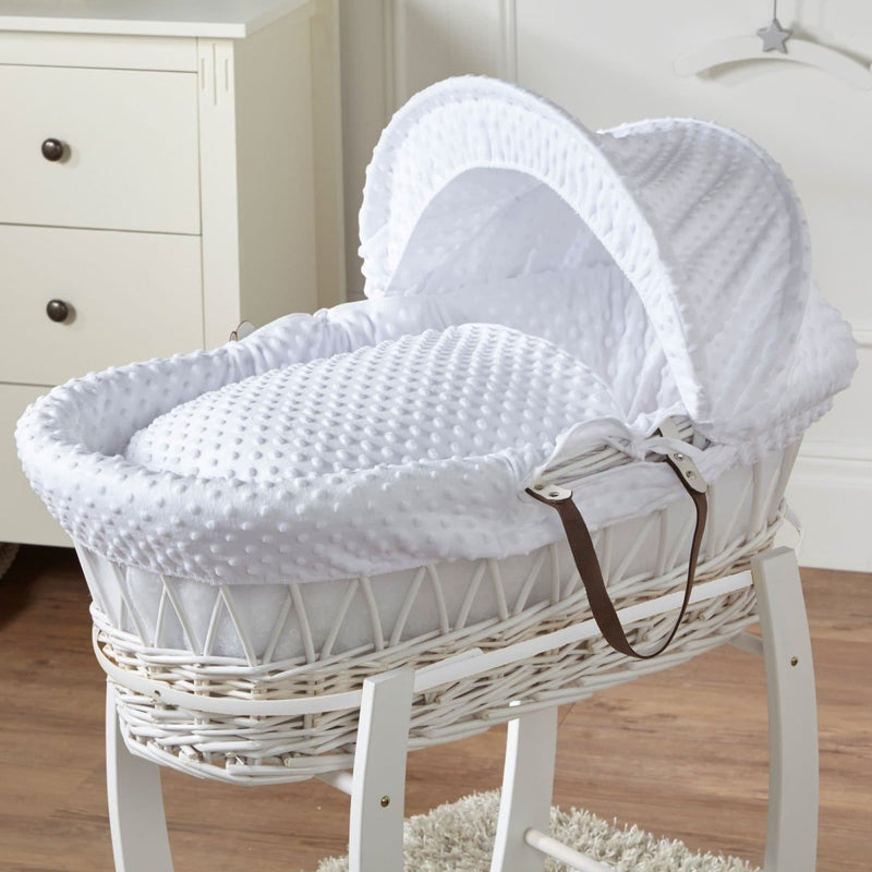 Wicker Moses Basket-No stand included.