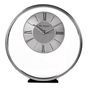 Widdop Round Silver Mantel Clock W2937S - InStock