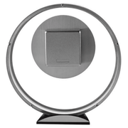 Widdop Round Silver Mantel Clock W2937S - InStock