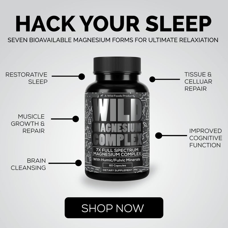 Wild Foods Magnesium Complex – 7 Forms for High Absorption | Pack of 3 (270 capsules)