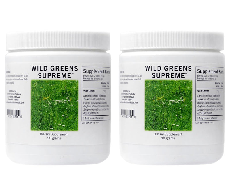 Wild Greens Supreme Herbal Powder 90g Pack of 2 | Supreme Nutrition