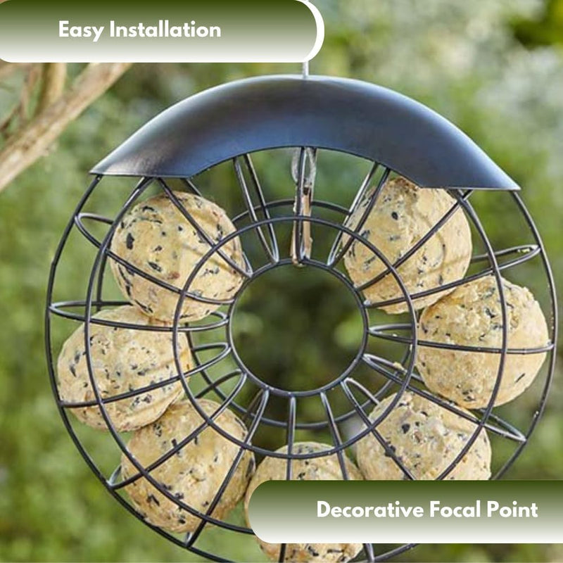 20cm Hanging Suet Ball Bird Feeder Ring