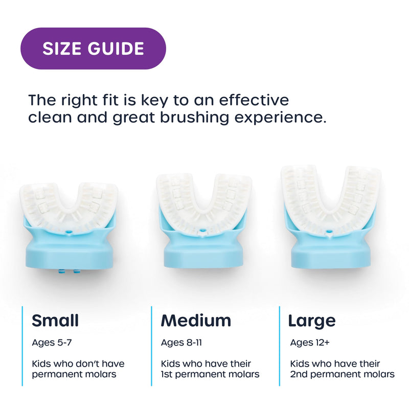 Willo BrushBot Kids U-Shaped Toothbrush Starter Kit – Rechargeable Smart Electric Toothbrush (Ages 5-7) with App