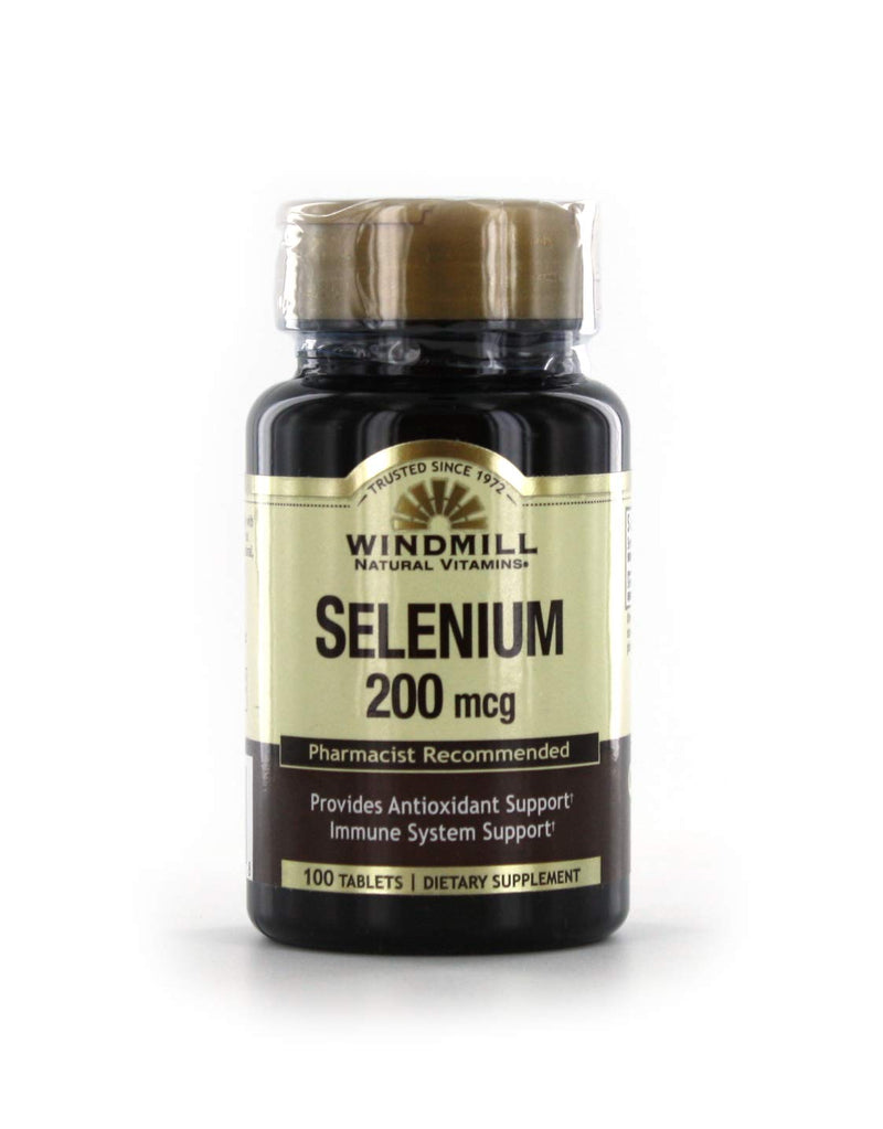 Windmill Selenium 200 mcg Tablets – 100 Count