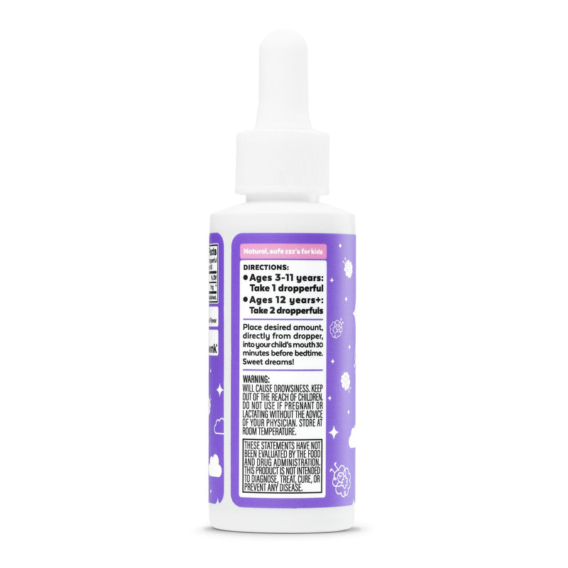 Wink Well Kids Melatonin Drops — 1 mg, Drug-Free Sleep Support for Children (2-Pack)