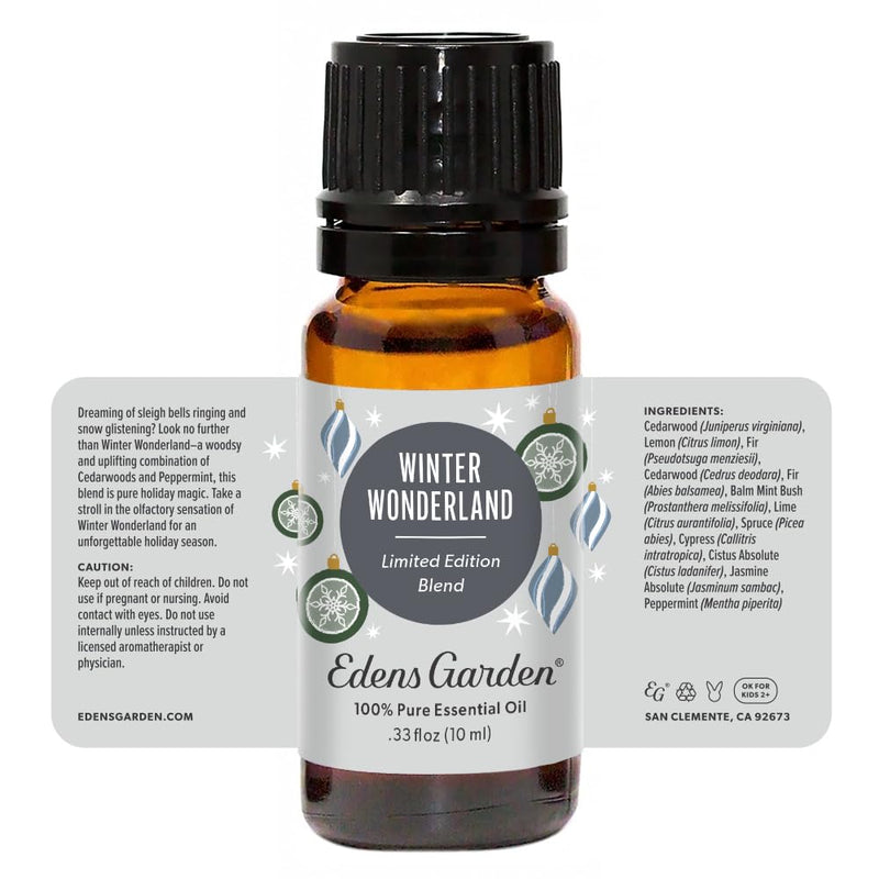 Edens Garden Winter Wonderland Essential Oil Blend - 100% Pure, Premium Grade, 10 ml
