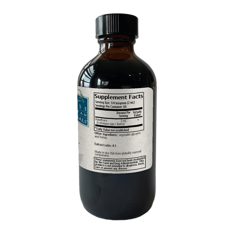 Hawthorn Berry Solid Extract 4:1 (Alcohol-Free) - Cardiovascular Support - 4 fl oz | Wise Woman Herbals