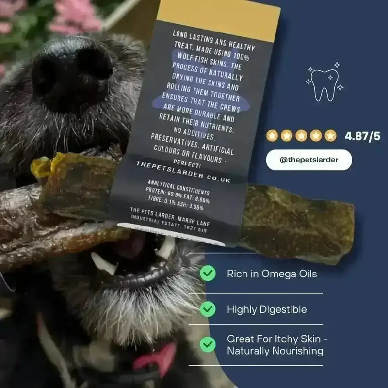 Wolf Fish Stick Chew Large Chew For Dogs