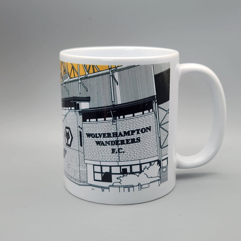Wolverhampton Wanderers F.C Molineux Stadium Illustrated Mug,