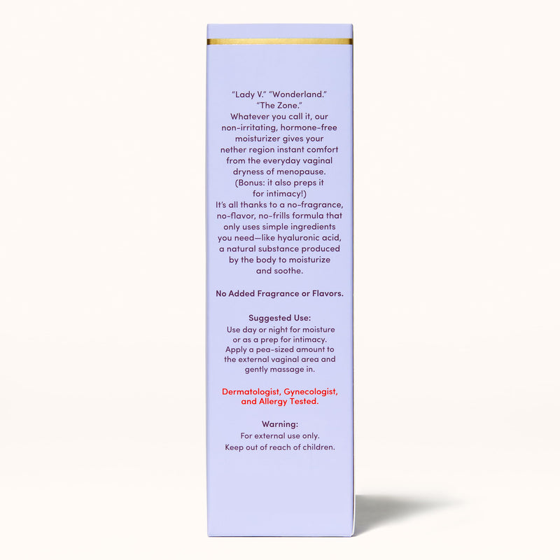 Womaness Daily V Soothe External Gel Moisturizer – Hyaluronic Acid Vaginal Moisturizer (4oz) | Silicone-Free