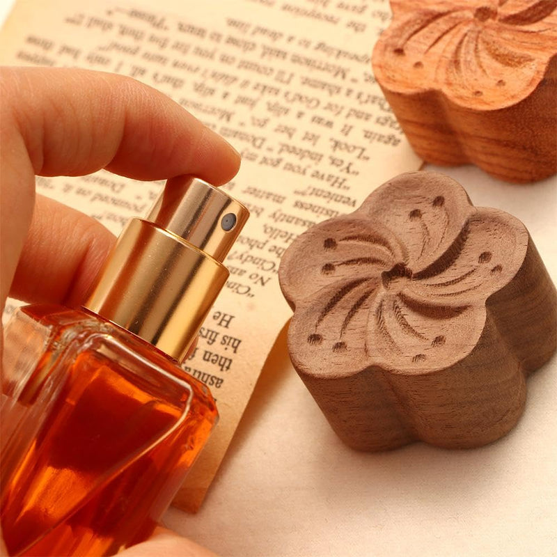Wood Essential Oil Diffuser – Flower Shape, Eco Friendly Aromatherapy