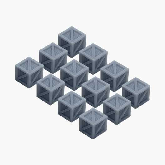 OO Scale Ready to Paint Wooden Crate (10 pack)