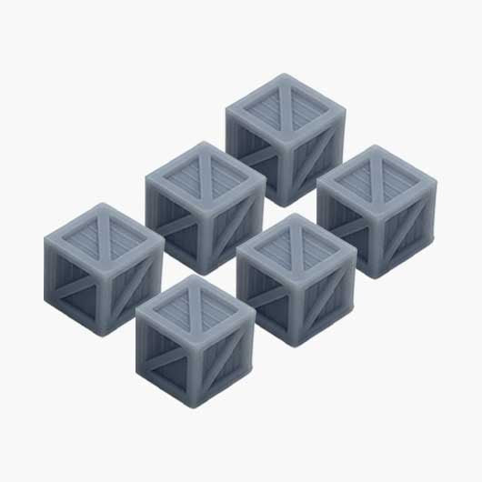 OO Scale Ready to Paint Wooden Crate (10 pack)