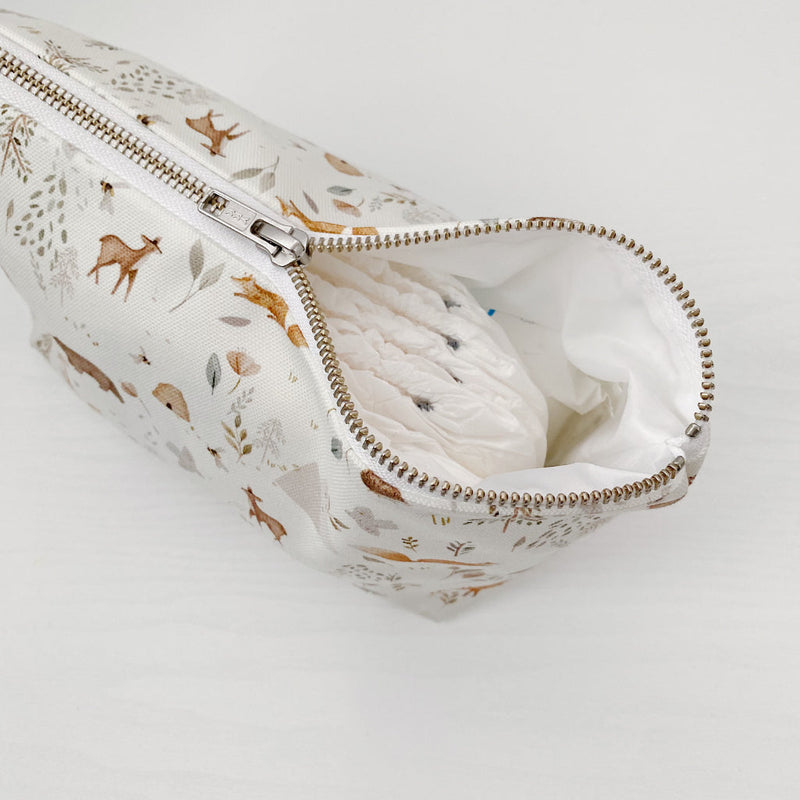 Nappy Wallet - Woodland Animal Print