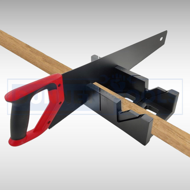 12 Inch Mitre Box with 45° & 90° Cutting Guide for Woodworking