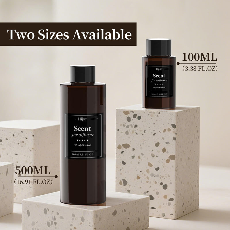 Woody Scent Essential Oil – Hotel-Quality Diffuser Refill (500ml)