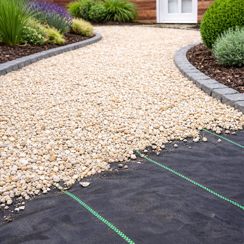 1m x 10m Heavy Duty Weed Control Fabric Membrane 100gsm