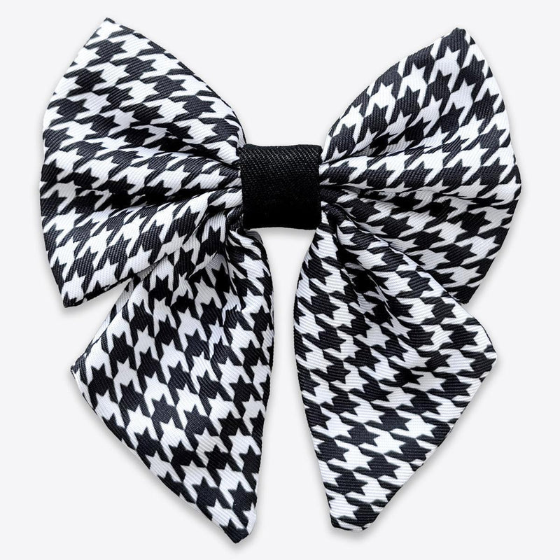Wyld Cub - Dog Sailor Bow Tie: Knightsbridge Houndstooth