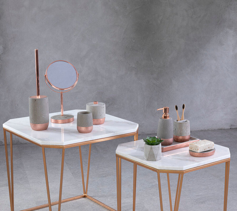 Concrete Effect Soap Dish | Neptune