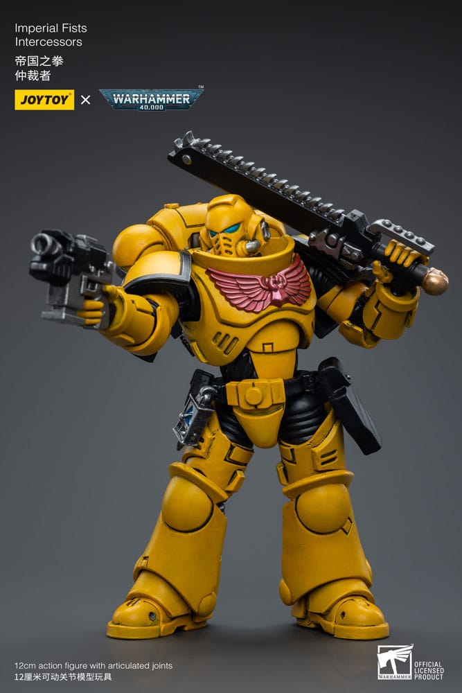 Joy Toy - Warhammer 40k Action Figure 1/18 Imperial Fists Intercessor 12cm