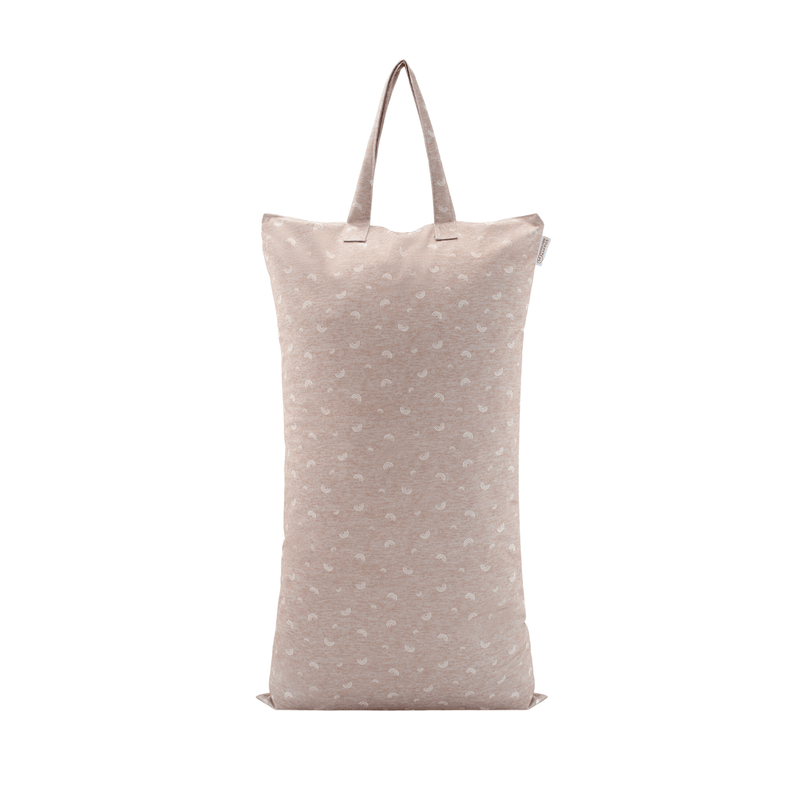 XL Wet Bag - Reusable Cloth Nappy Pail - Rainbow Oatmeal
