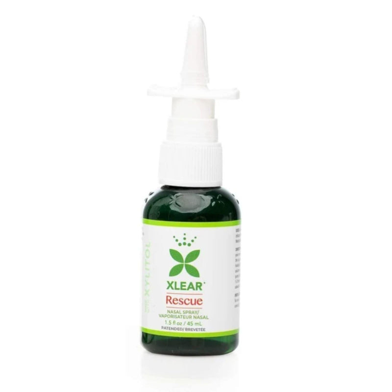 Xlear Rescue Natural Nasal Spray with Xylitol, Oregano & Tea Tree – 1.5 fl oz