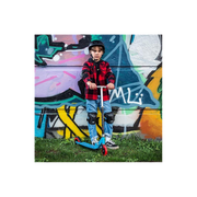 Xootz Kids' Folding Kick Scooter with Adjustable Handlebars - Blue - InStock
