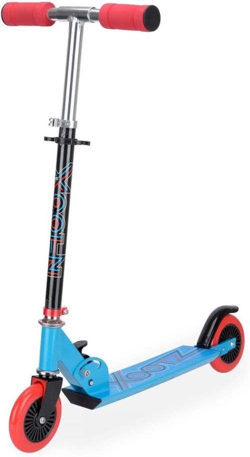 Xootz Kids' Folding Kick Scooter with Adjustable Handlebars - Blue - InStock