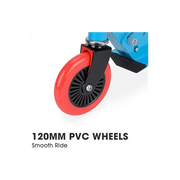 Xootz Kids' Folding Kick Scooter with Adjustable Handlebars - Blue - InStock