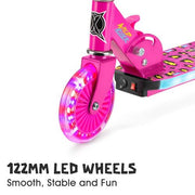 XOOTZ WILD RIDER LED SCOOTER - PINK - InStock