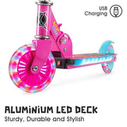 XOOTZ WILD RIDER LED SCOOTER - PINK - InStock