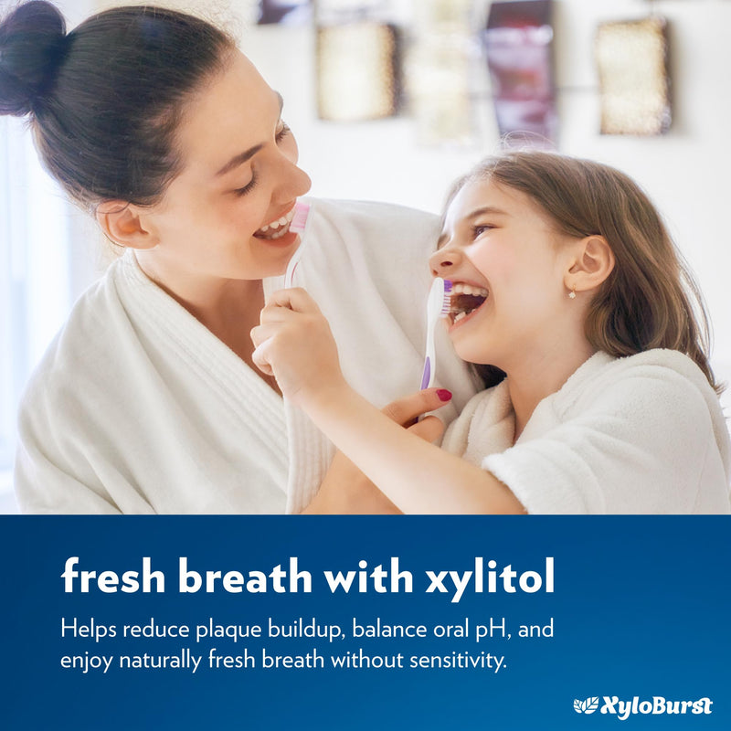 XyloBurst Hydroxyapatite Toothpaste with Xylitol – Fluoride-Free, SLS-Free, Made in the USA, Cool Mint 4 oz