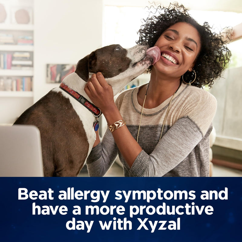 Xyzal 24 Hour Allergy Relief Medicine - Original Prescription Strength Antihistamine (Levocetirizine Dihydrochloride) 5 mg, 80 Count