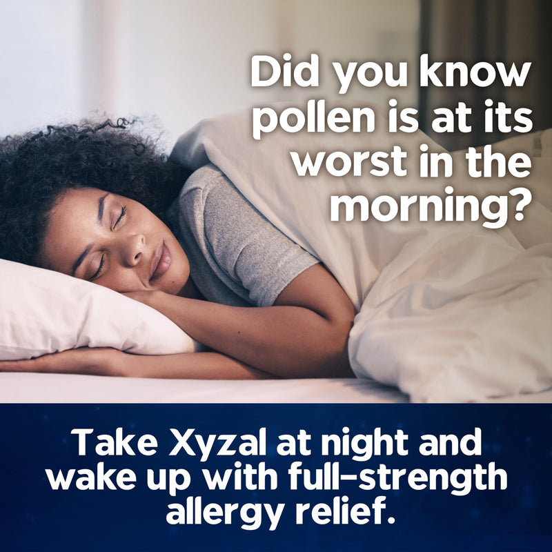 Xyzal 24 Hour Allergy Relief Medicine - Original Prescription Strength Antihistamine (Levocetirizine Dihydrochloride) 5 mg, 80 Count