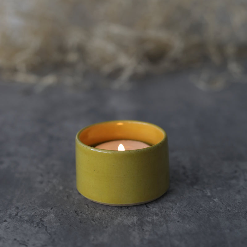 Sun Yellow Classic Tea Light Holders
