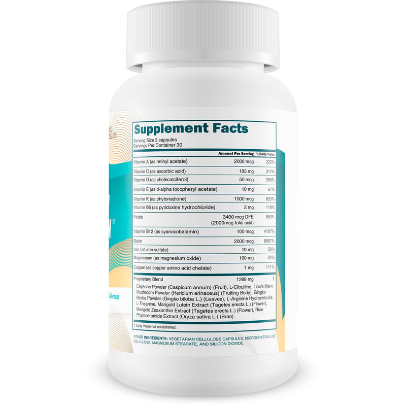 Yellow Vitamin for Nerves – Nerve Support with B Complex & Lion's Mane
