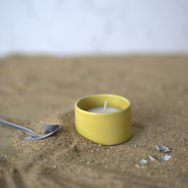 Sun Yellow Classic Tea Light Holders