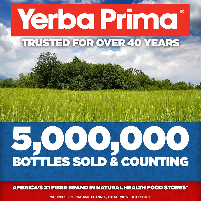 Yerba Prima Organic Psyllium Whole Husks - 20 oz Colon Cleanser | Regularity, Detox, Gluten Free, Non-GMO, Vegan