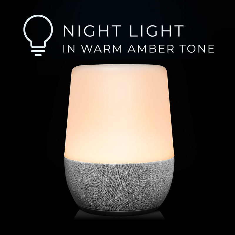 Yogasleep Duet White Noise Machine & Night Light – 30 Sounds, Bluetooth Speaker