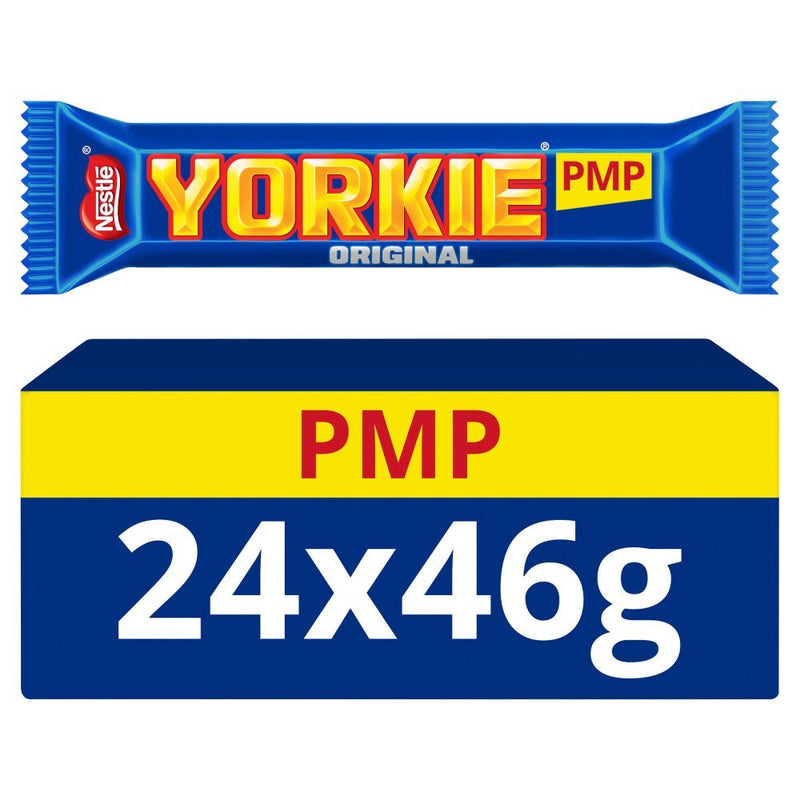 Yorkie Milk Chocolate Bar PMP 46g (Box of 24)