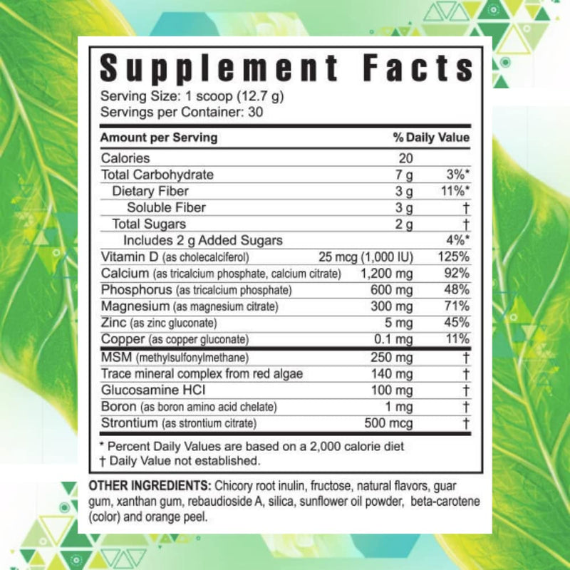 Youngevity Beyond Osteo FX - Tropical Vanilla | Bone Health Multi-Vitamin Powder (6 Canisters)