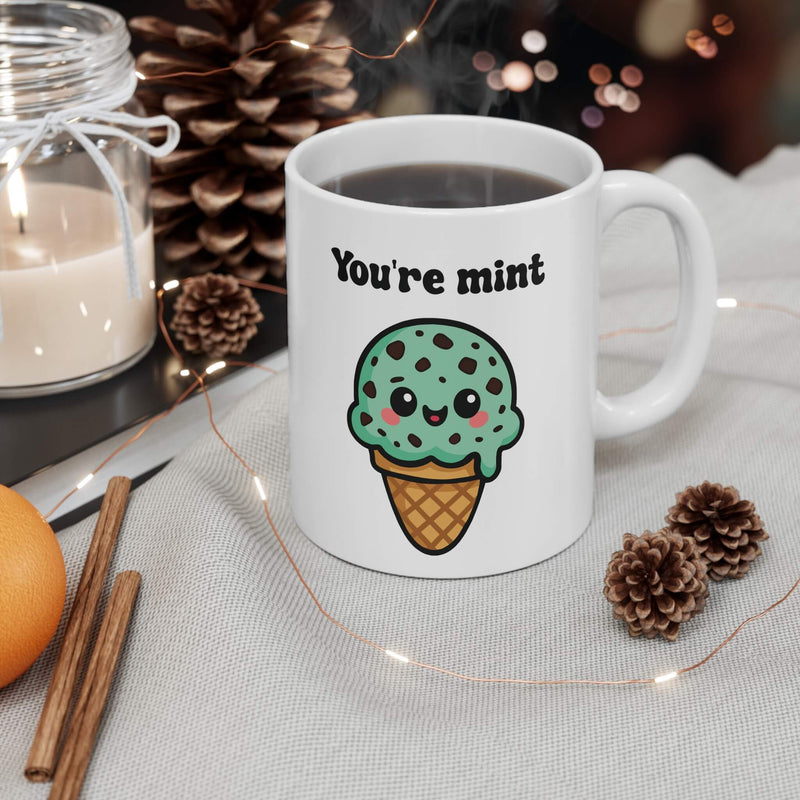 You're Mint – Kawaii Mint Choc Chip Mug