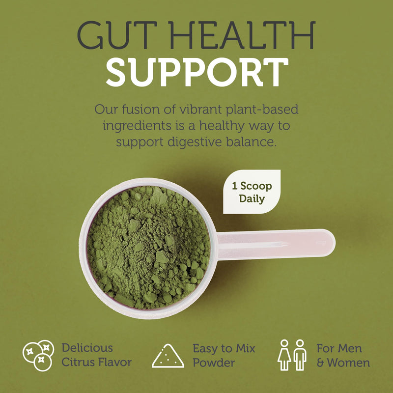 Zahler Core Greens Powder - Organic Greens Superfood (Citrus) | Spirulina, Chlorella & More