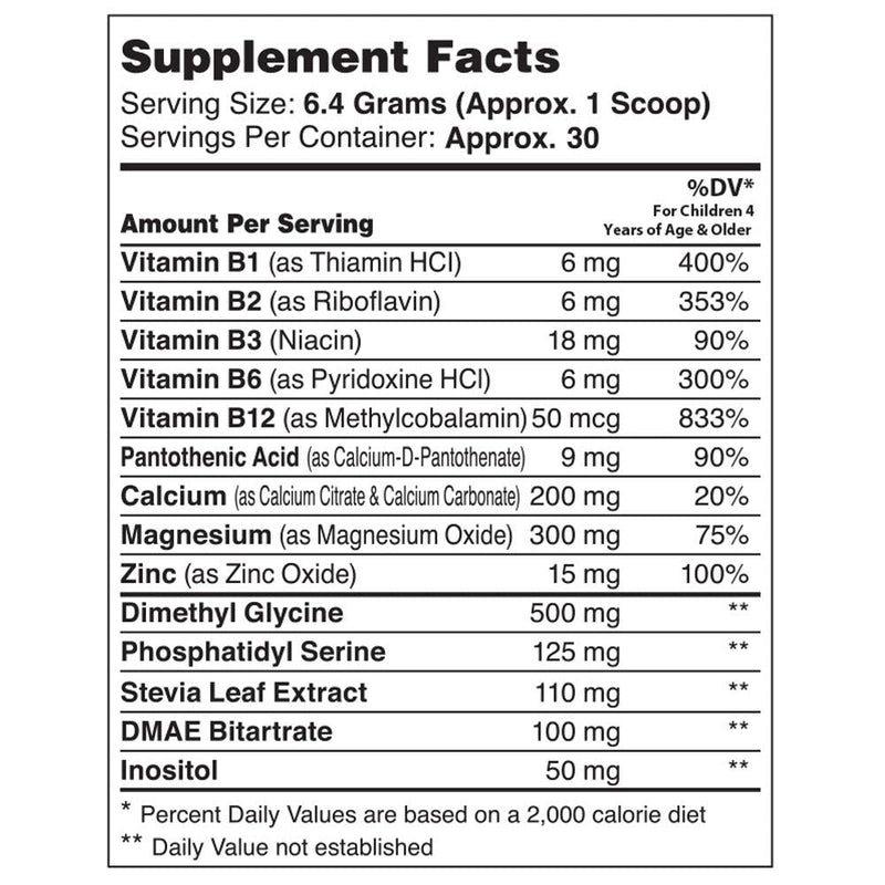 Zahler KidsActive Concentration Formula Powder - 30 Servings, Kosher, Fruit Punch