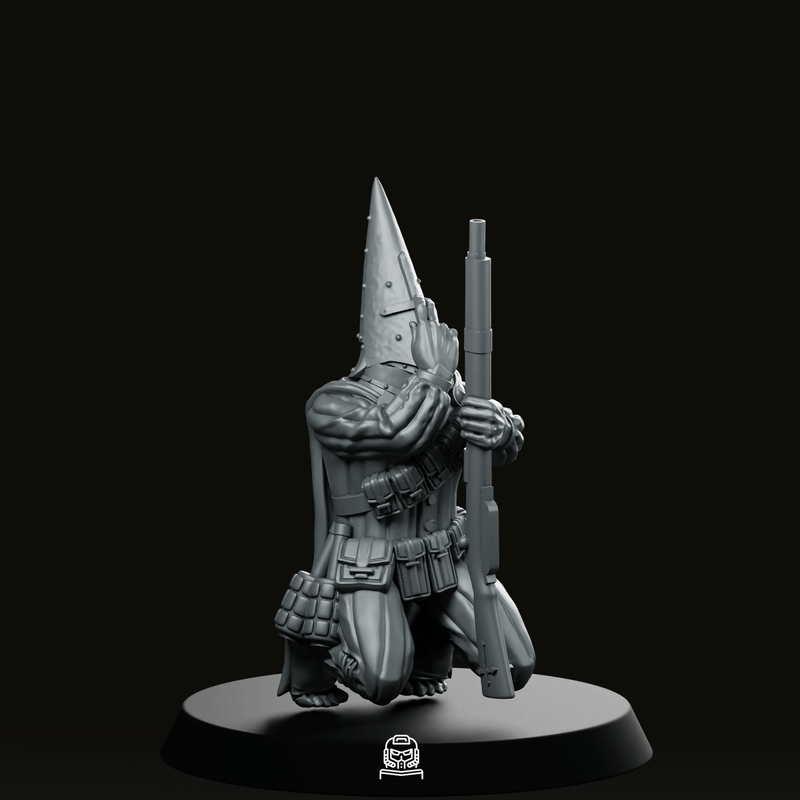 Trench Soldier Zealot Praying Miniature Kneeling Rifleman