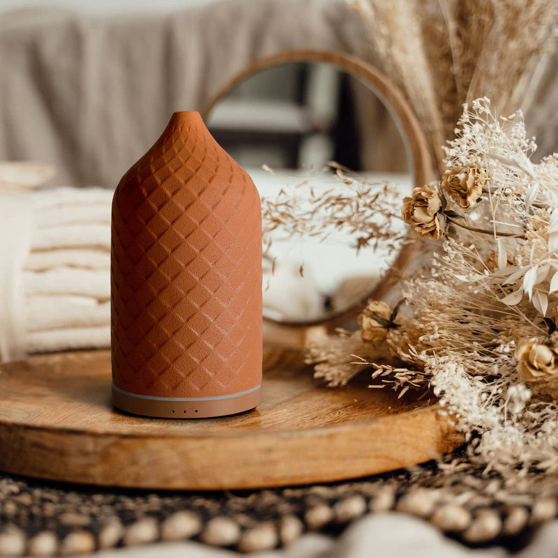 ZEIGGA LAB 120ml Ceramic Essential Oil Diffuser for Large Rooms