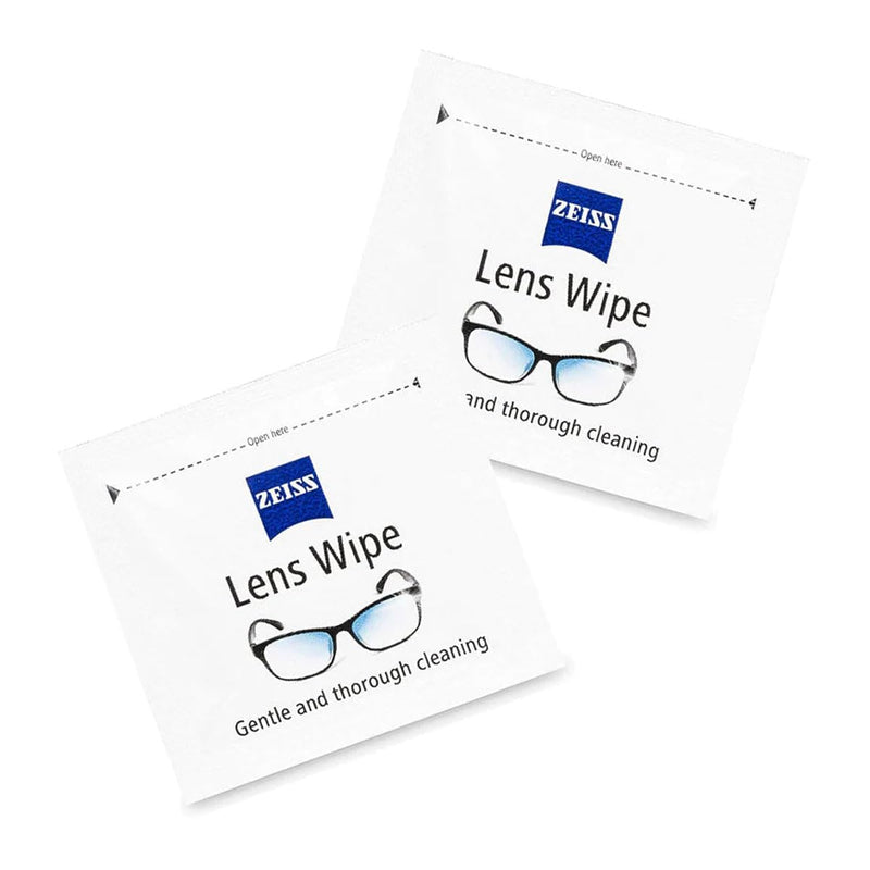 ZEISS Lens Cleaning Wipes, 120 Count - Pre-Moistened, Individually Wrapped for Coated Glass